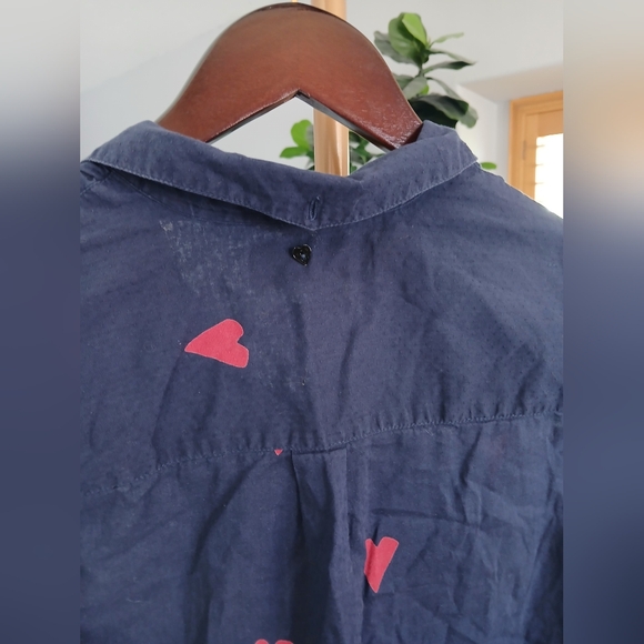 Scotch & Soda longsleeve Blouse with hearts. Size S - Picture 5 of 9